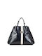 FRNC Damen Tasche Schulter Schwarz