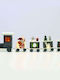 Aca Illuminated Christmas Wooden Figure Train Height 45cm