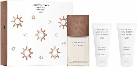 Issey Miyake L'eau D'issey Pour Homme Ανδρικό Σετ με Eau de Toilette 3τμχ