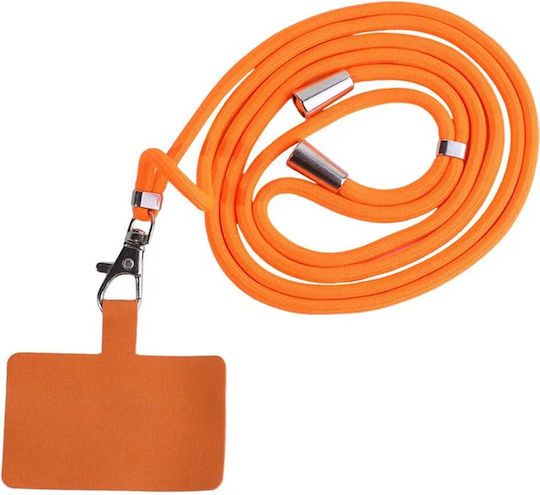 Phone Tag Curea pentru gât pentru Telefoane Mobile Portocaliu