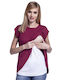 Queen Mother Maternity Top Fuchsia