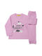 Prod Set Top & Bottom Kids Pyjamas Pink