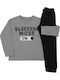 Prod Kinder Schlafanzug Winterlich Gray