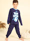 Happy Family Kids' Pajamas Winter Blue