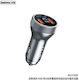 Remax Car Charger 45W Fast Charging with Ports: 1xUSB 1xType-C