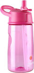 Littlelife Kids Plastic Water Bottle Pink 550ml