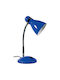 ARlight Schreibtischlampe mit flexiblem Arm für Fassung E27 in Blau Farbe