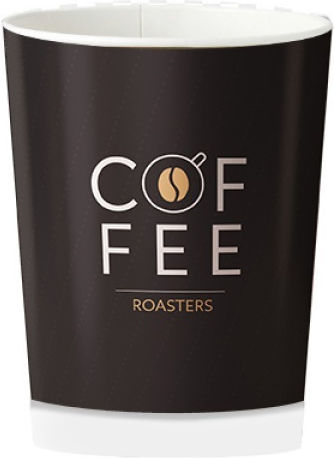 Coffee Roasters Disposable Cup Paper Double Wall Brown 240ml 25pcs