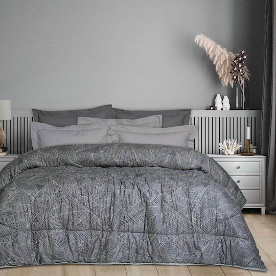 Das Home Пухено Единично с Пълнеж Microfiber 160x240бр Happy GRI 550 г/м²Gsm