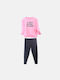 Joyce Kids Set with Leggings Winter 2pcs Pink