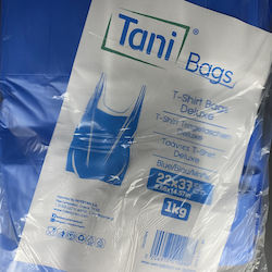 Tani Bags Πλαστικές Σακούλες Συσκευασίας Τύπου Φανελάκι Μπλε 22x37εκ. 1kg