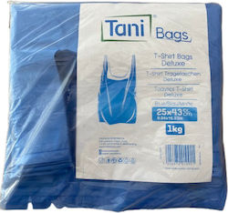 Tani Bags Πλαστικές Σακούλες Συσκευασίας Τύπου Φανελάκι Μπλε 25x43εκ. 1kg