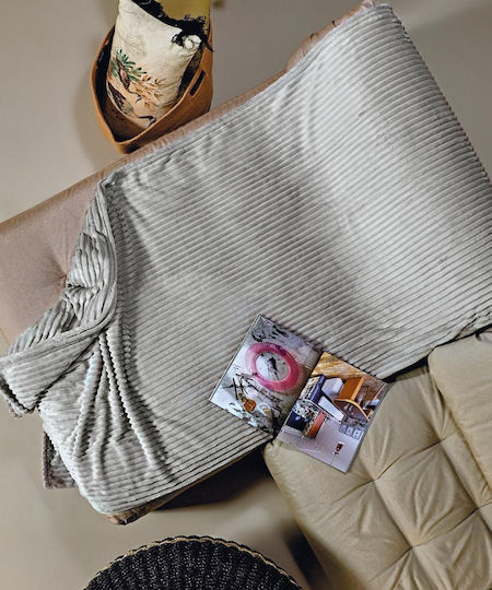 Kentia Sergio Cuverturi Pentru Canapea 3 Locuri P180xL280cm 22 Gri Kentia Sergio Cuverturi Pentru Canapea 3 Locuri P180xL280cm 22 Gri