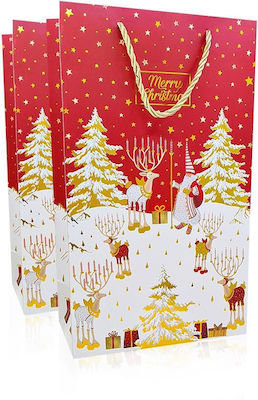 Soap Tales Weihnachtlich Tasche für Geschenke Rot 18x24cm.