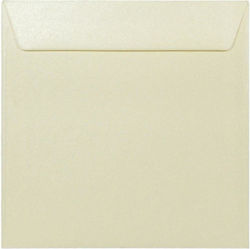 Favini Invitation Envelope 17x17cm Beige Candelight Cream