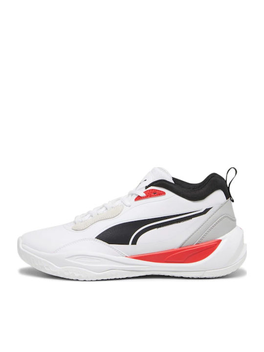 Playmaker Pro Χαμηλά Μπασκετικά Παπούτσια Λευκά