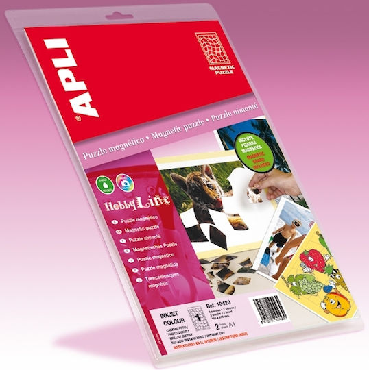 Apli Fotopapier für Drucker Tintenstrahl 2 Blätter