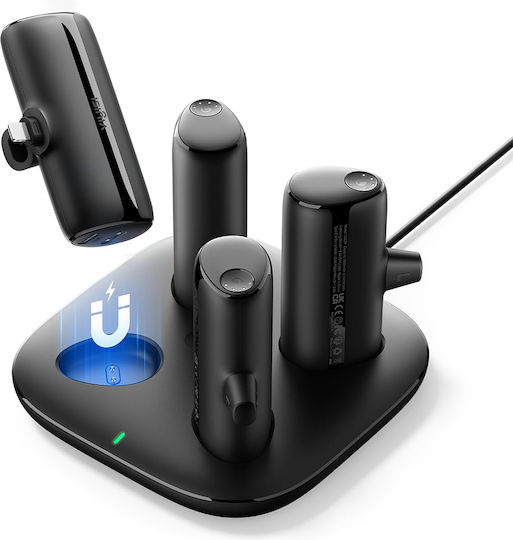 Viyisi G007P 4xCharging Dock Lightning Power Bank 5000mAh Black