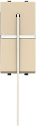 Abb Zenit Knopf Kabel in Gold Farbe 702453