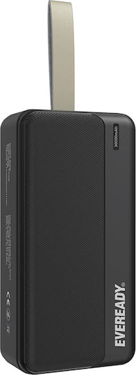 Eveready PX30B Power Bank 30000mAh cu 2 Porturi USB-A Negru