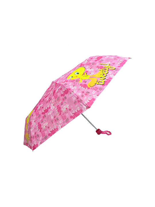 Chanos Kinder Regenschirm Faltbar Bunt