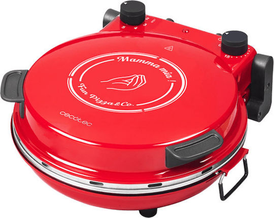 Cecotec Fun Pizza&Co Mamma Mia Παρασκευαστής Πίτσας 1200W Κόκκινος