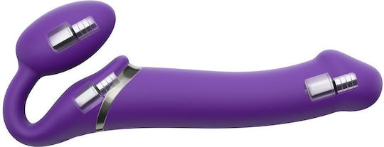 Strap On Me Strapless Strap On με Dildo με Δόνηση σε Μωβ Χρώμα