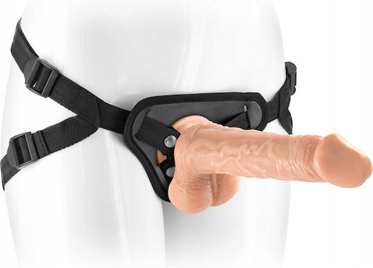 Real Body Harness με Dildo