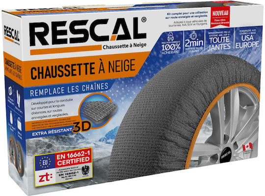 Rescal Anti-slip Snow Socks XL Passenger Car 2pcs