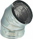 Technometal Γωνία Σύνδεσης Καπνοδόχου Inox 200m...