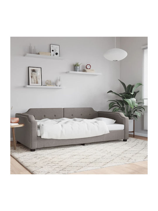 Sofa Bett Einzelbett Mit Stoff bezogen Brown mi...