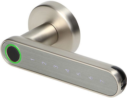 Redled Electronic Lock in color Silver
