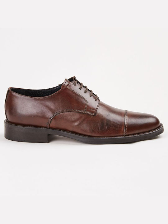 Freetime Men's Leather Casual Shoes Brown