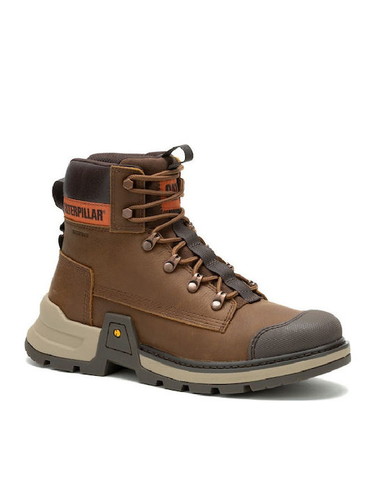CAT Colorado Expedition Men's Brown Hiking Shoes