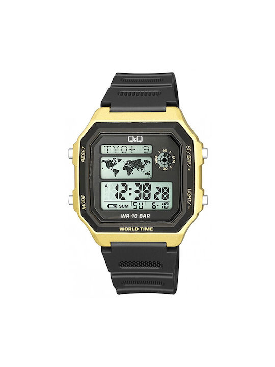 Q&Q Digital Watch Battery in Black Color