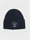 Kids Beanie Knitted Blue
