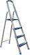 Pankoskal Leiter Aluminium mit 8+1 Stufen 205cm