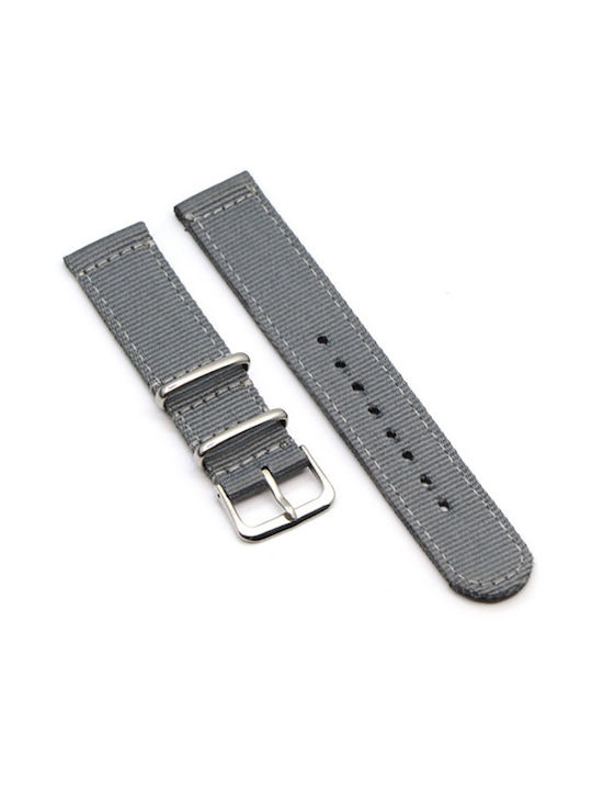 Fabric Strap Gray 18mm