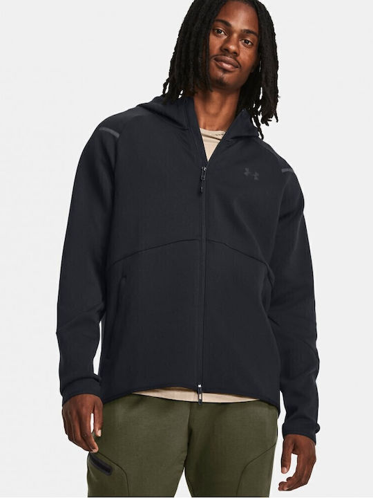 Under Armour Unstoppable Ζακέτα με Κουκούλα Μαύρη