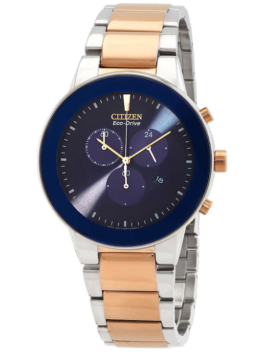 Citizen Ανδρικό Ρολόι 43mm Χρονογράφος Μπαταρία...