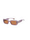 Polaroid Women's Sunglasses with Brown Plastic Frame and Polarized Lens PLD6208/S/X 789/HE