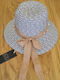 Sou Frauen Korbweide Hut Beige