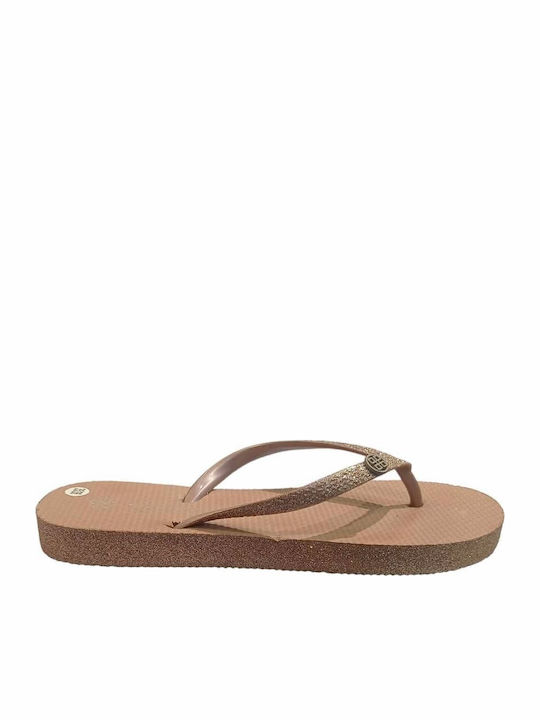 Infinity Flip Flops Χρυσά