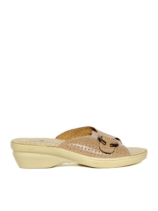 Γυναικεία Σανδάλια Flatforms Μπεζ