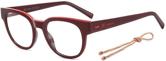 Missoni Missoni Frauen Brillengestelle mit Rezept Rot MMI 0156 LHF