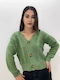 Volumex Women's Knitted Cardigan Green
