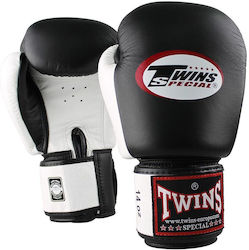 Twins Special Γάντια Πυγμαχίας Δερμάτινα για Αγώνα Black/White
