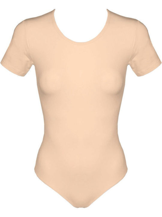 Teknur Frauen Bodysuit Beige