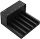 Orico Docking Station for 5 Hard Drives SATA 3.5" with Connection USB 3.0 (6558US3-C-EU-BK1)