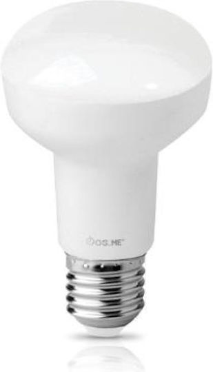Fos me Λάμπα LED 8W για Ντουί E27 και Σχήμα R63 Φυσικό Λευκό 650lm